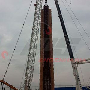 Verticalização de Armação para Estacão