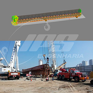 Verticalização de Armação para Estacão