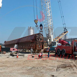 Verticalização de Armação para Estacão